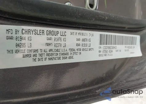 2014 Dodge Dart Sxt z USA, uszkodzony, nr VIN 1C3CDFBB6ED920433